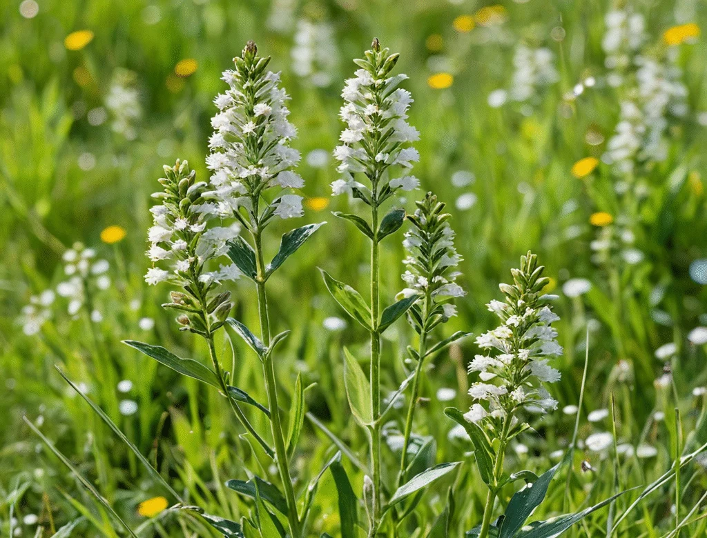 Frische grüne Kräuter im Garten bei Tageslicht — Beitragsbild zu „Alpen-Ampfer“