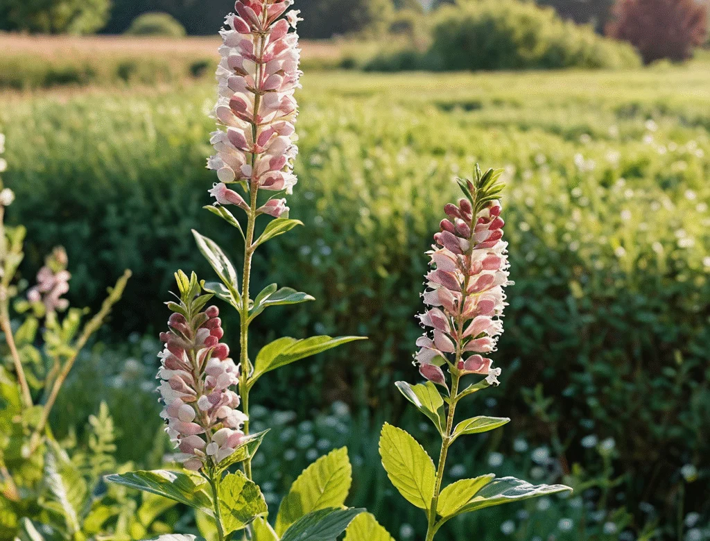 Frische grüne Kräuter im Garten bei Tageslicht — Beitragsbild zu „Amerikanische Kermesbeere“