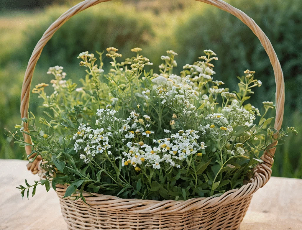 Frische grüne Kräuter im Garten bei Tageslicht — Beitragsbild zu „Aromata“