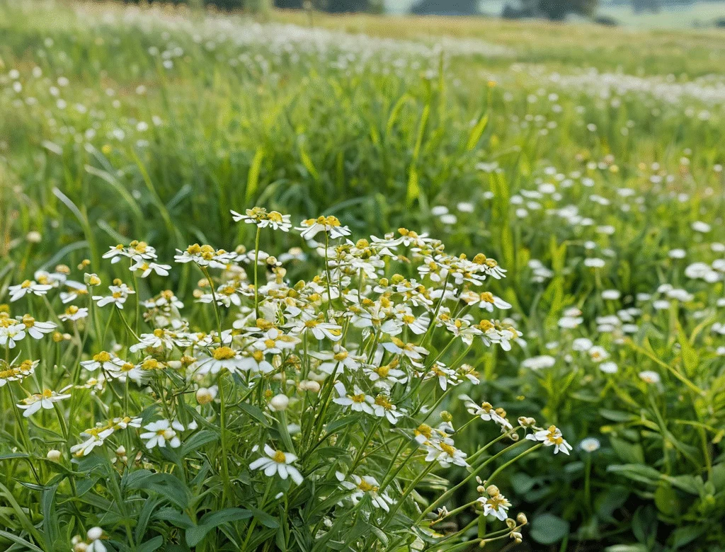 Frische grüne Kräuter im Garten bei Tageslicht — Beitragsbild zu „Arznei-Engelwurz“