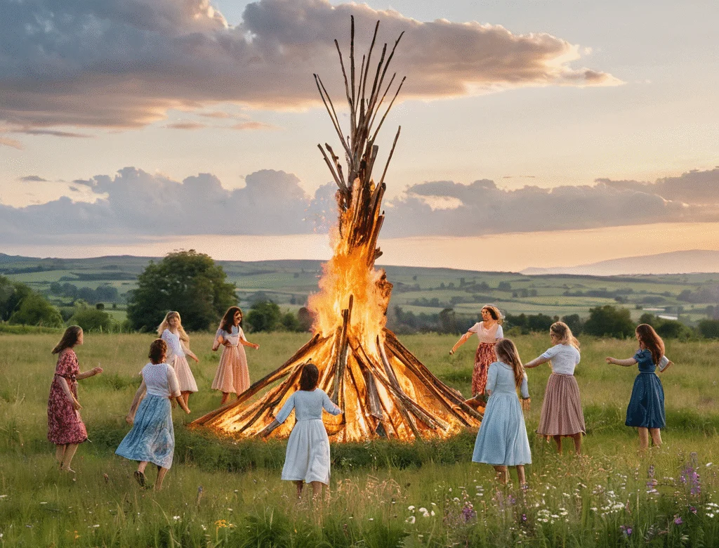 Eine offene Naturlandschaft bei Tageslicht — Beitragsbild zu „Beltane“