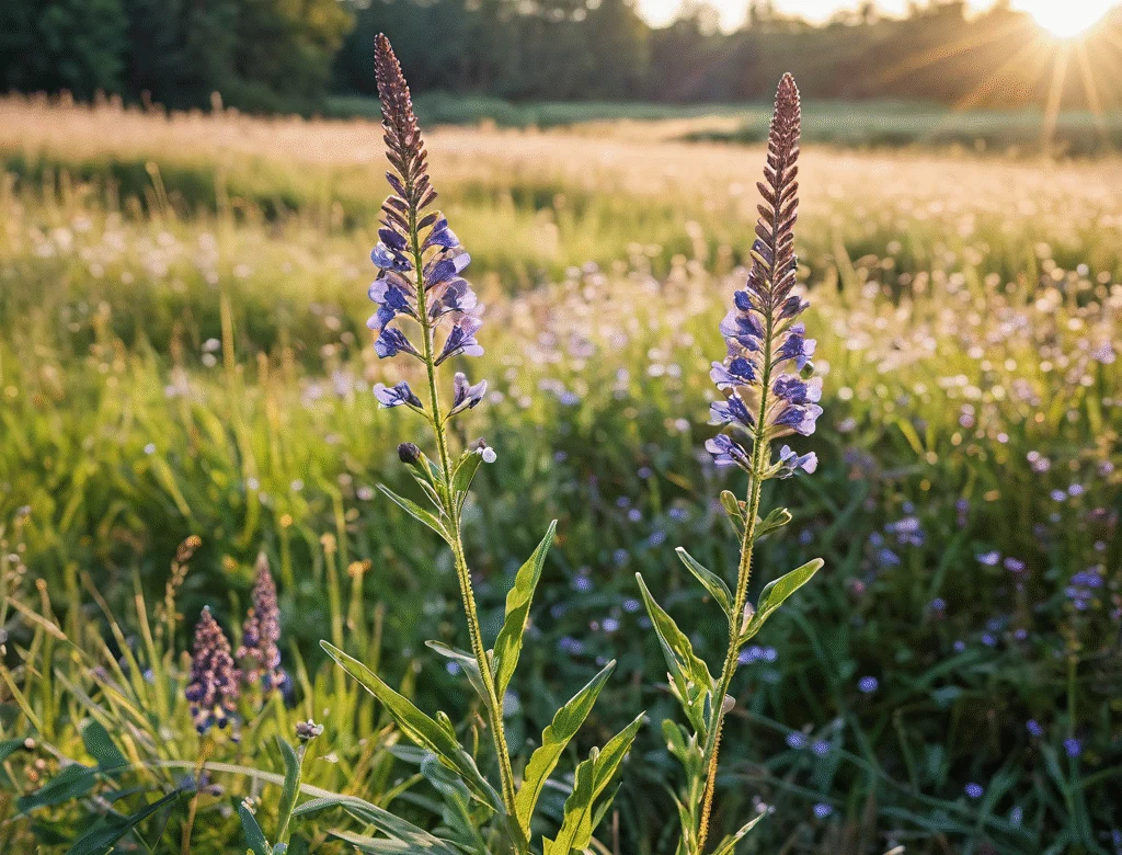 Frische grüne Kräuter im Garten bei Tageslicht — Beitragsbild zu „Benediktenkraut“