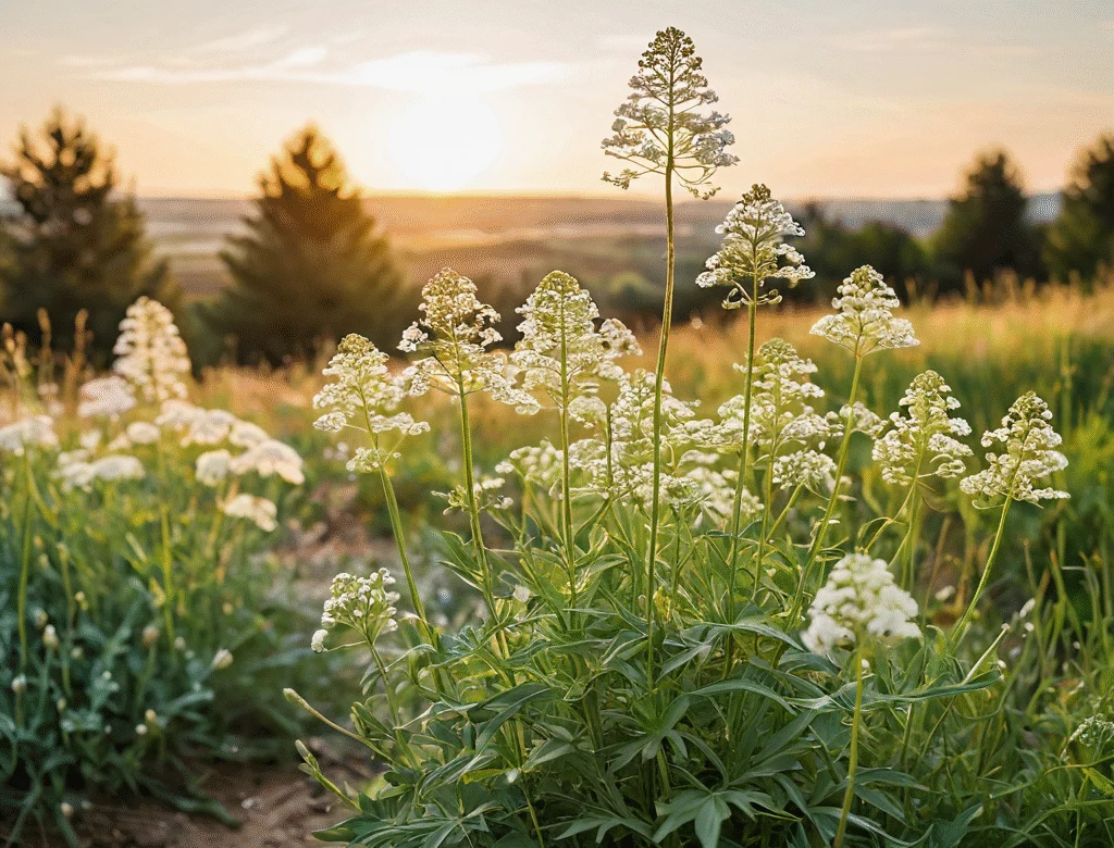 Frische grüne Kräuter im Garten bei Tageslicht — Beitragsbild zu „Bischofskraut“