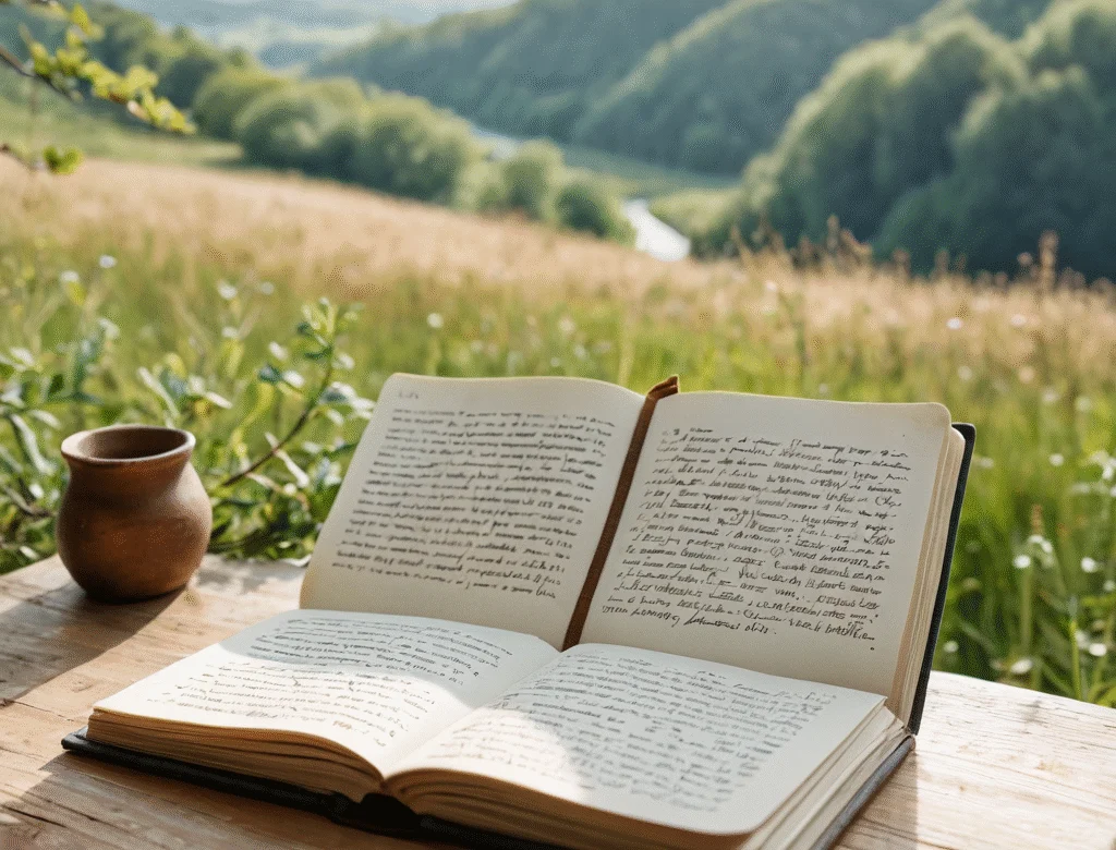 Eine offene Naturlandschaft bei Tageslicht — Beitragsbild zu „Book of Shadows“