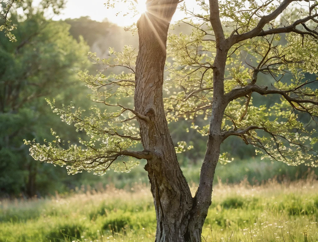 Frische grüne Kräuter im Garten bei Tageslicht — Beitragsbild zu „Boswellia“