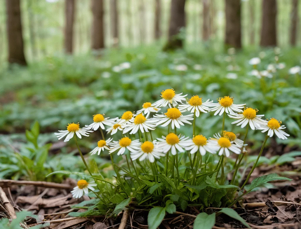 Frische grüne Kräuter im Garten bei Tageslicht — Beitragsbild zu „Brechwurzel“