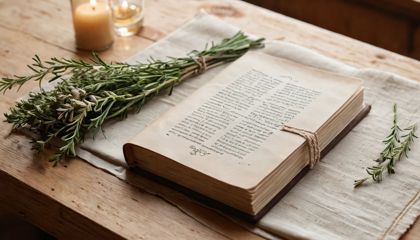 Ein aufgeschlagenes Buch mit leeren Seiten — Beitragsbild zu „Buch der Schatten anlegen: Aufbau, Inhalte und erste Schritte“