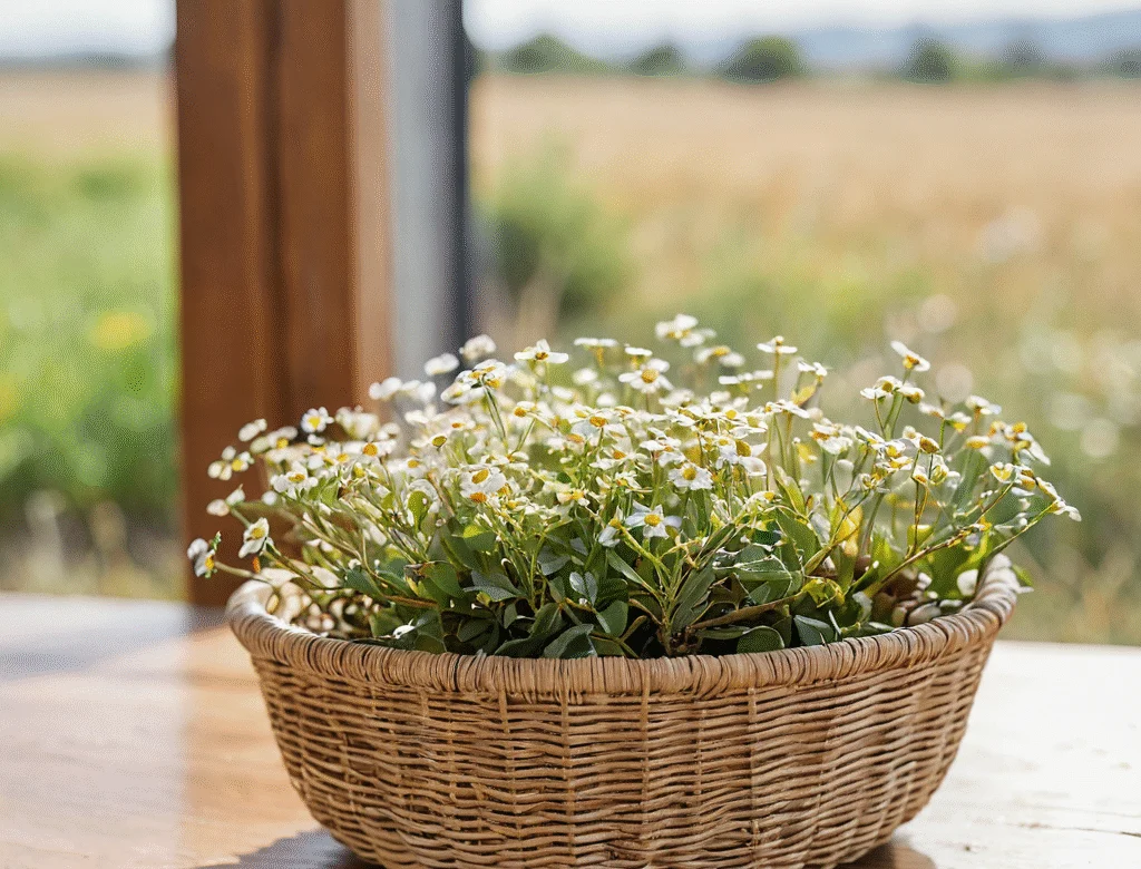 Frische grüne Kräuter im Garten bei Tageslicht — Beitragsbild zu „Dammar“
