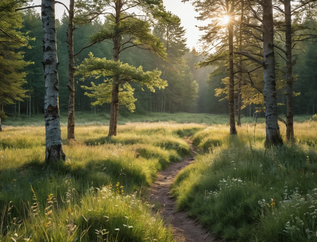 Eine offene Naturlandschaft bei Tageslicht — Beitragsbild zu „Dunkelmond“