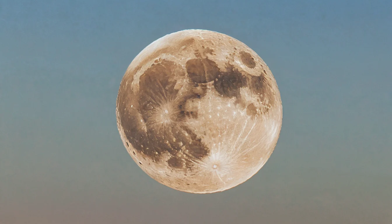 Der Mond am Abendhimmel über einer Landschaft — Beitragsbild zu „Einen Mondkalender lesen: Zeichen, Zeiten und Fallstricke“