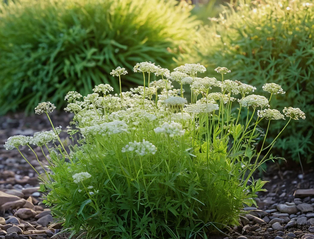 Frische grüne Kräuter im Garten bei Tageslicht — Beitragsbild zu „Fenchel“
