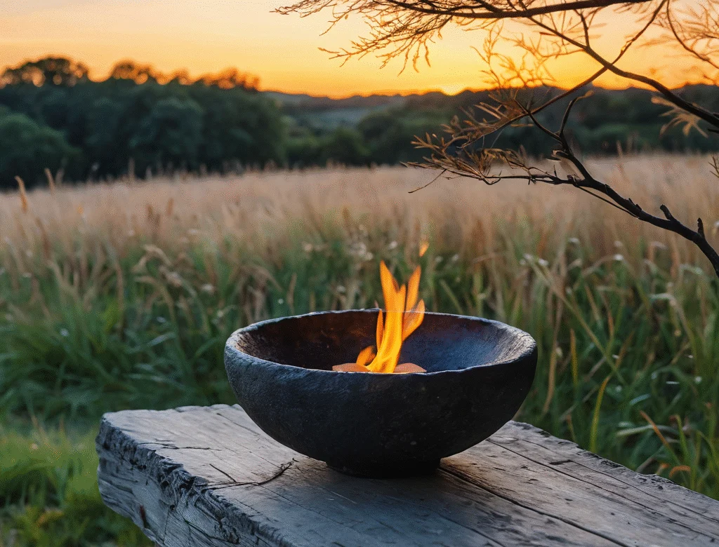 Eine offene Naturlandschaft bei Tageslicht — Beitragsbild zu „Feuer“