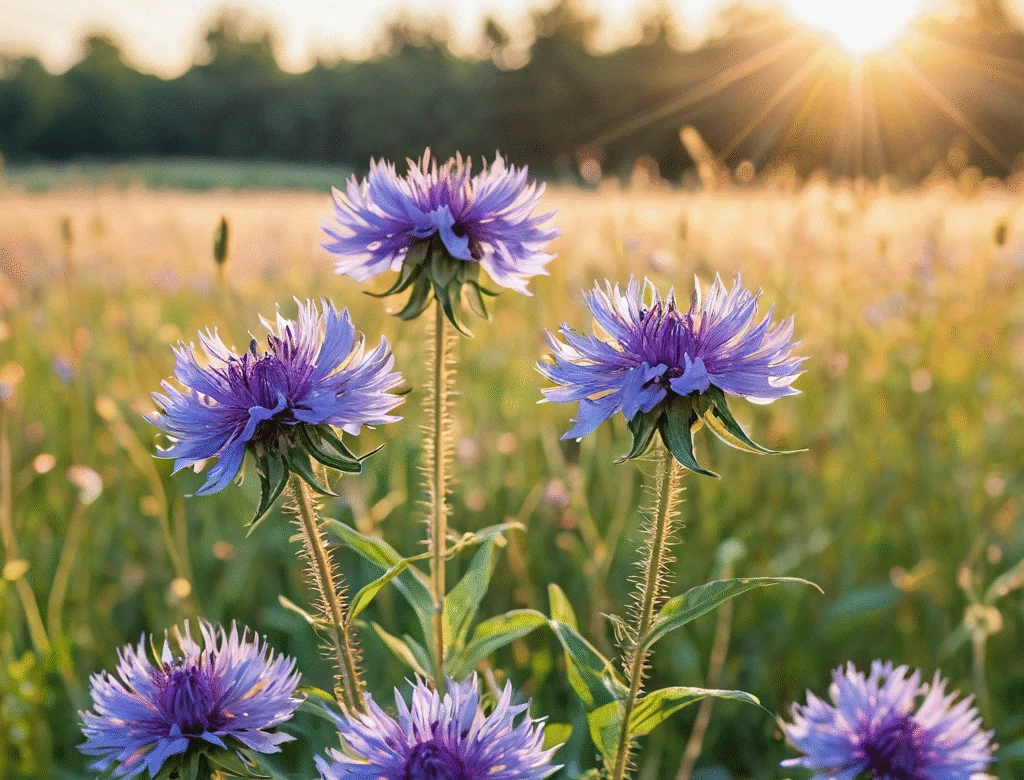 Frische grüne Kräuter im Garten bei Tageslicht — Beitragsbild zu „Kornblume“