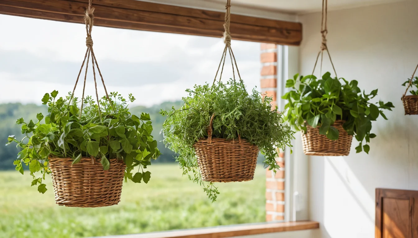 Frische grüne Kräuter im Garten bei Tageslicht — Beitragsbild zu „Kräuter trocknen: Schritt für Schritt Anleitung“