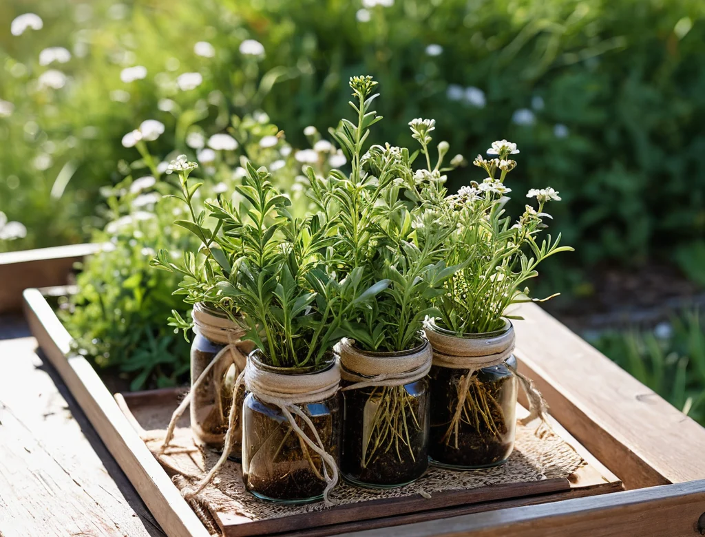 Frische grüne Kräuter im Garten bei Tageslicht — Beitragsbild zu „Kyphi“