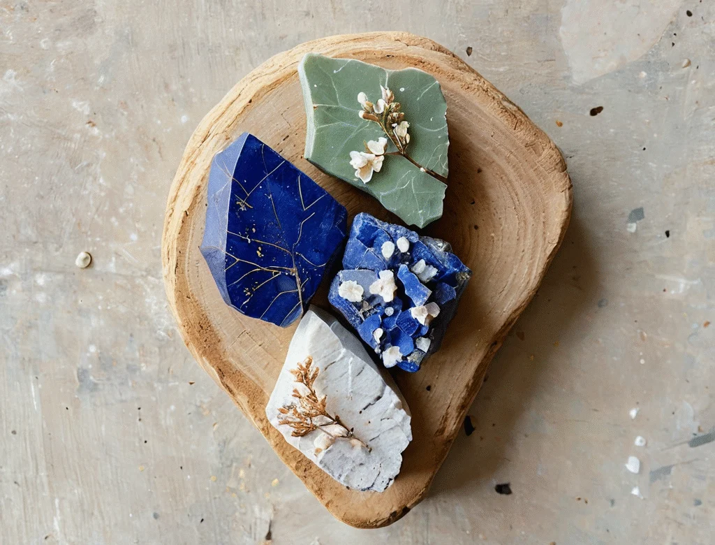 Unbearbeitete Kristalle im Tageslicht — Beitragsbild zu „Lapislazuli“