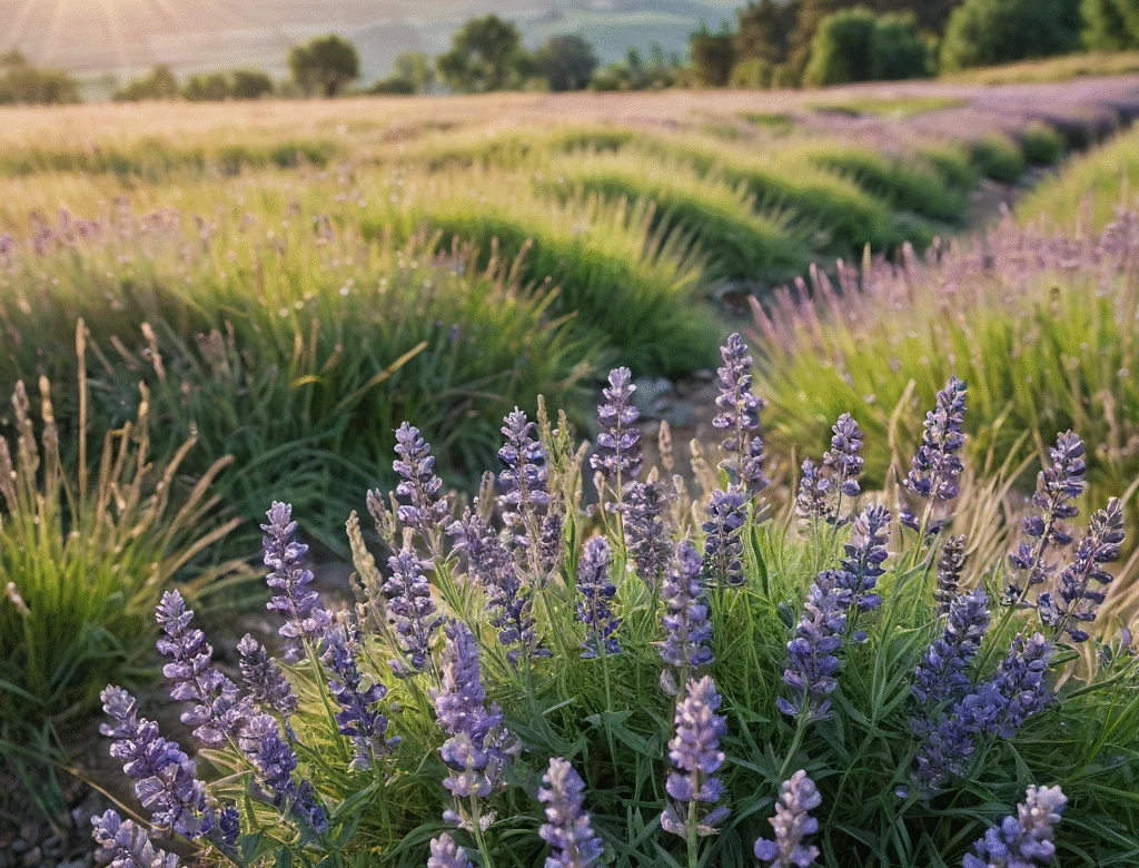 Eine offene Naturlandschaft bei Tageslicht — Beitragsbild zu „Lavendel“