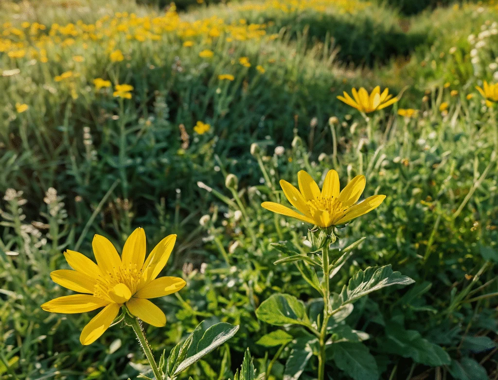 Frische grüne Kräuter im Garten bei Tageslicht — Beitragsbild zu „Löwenzahn“