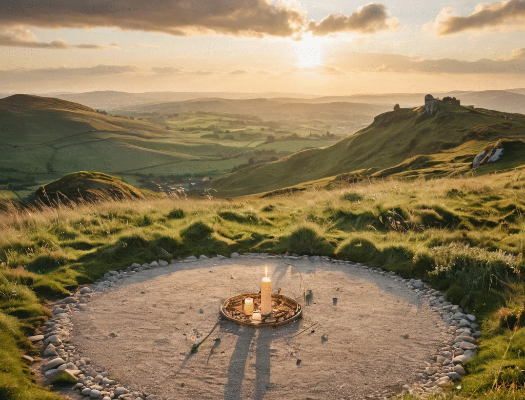 Eine offene Naturlandschaft bei Tageslicht — Beitragsbild zu „Magischer Kreis“