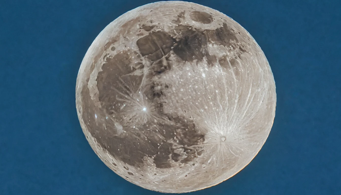 Der Mond am Abendhimmel über einer Landschaft — Beitragsbild zu „Mondfinsternis: Wie sie entsteht und wie sie gedeutet wurde“
