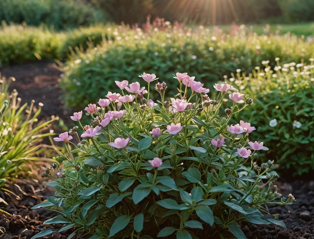 Frische grüne Kräuter im Garten bei Tageslicht — Beitragsbild zu „Rose“