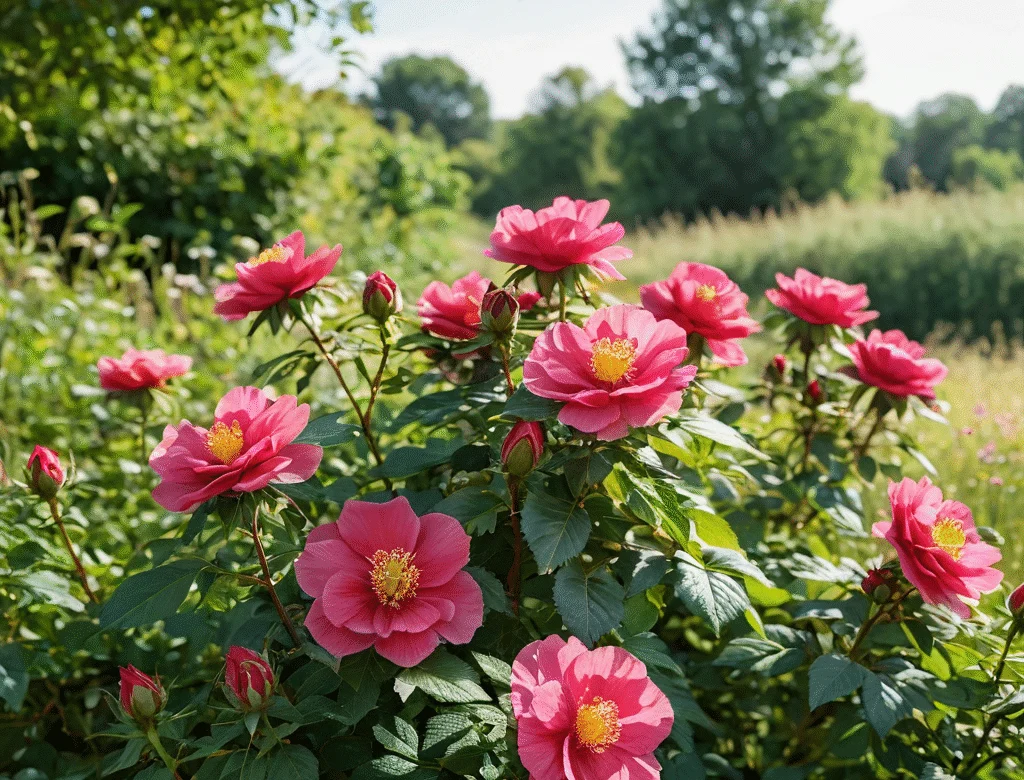 Eine offene Naturlandschaft bei Tageslicht — Beitragsbild zu „Rosen“