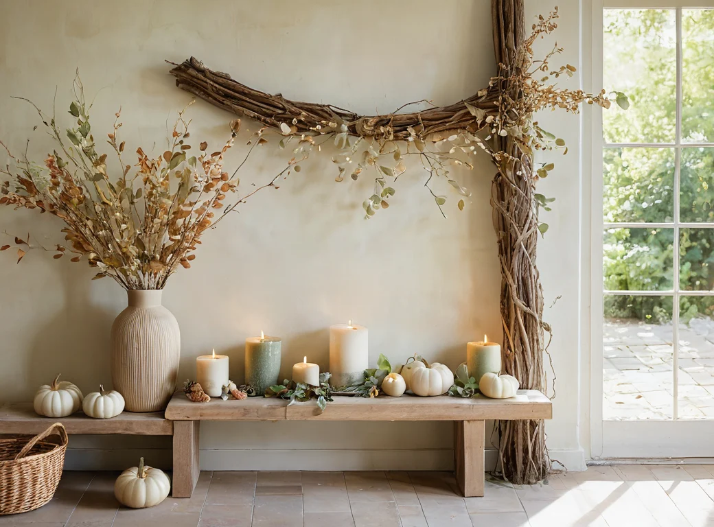 Frische Blüten und eine helle Kerze — Beitragsbild zu „Halloween-Rituale im Jahresrhythmus“