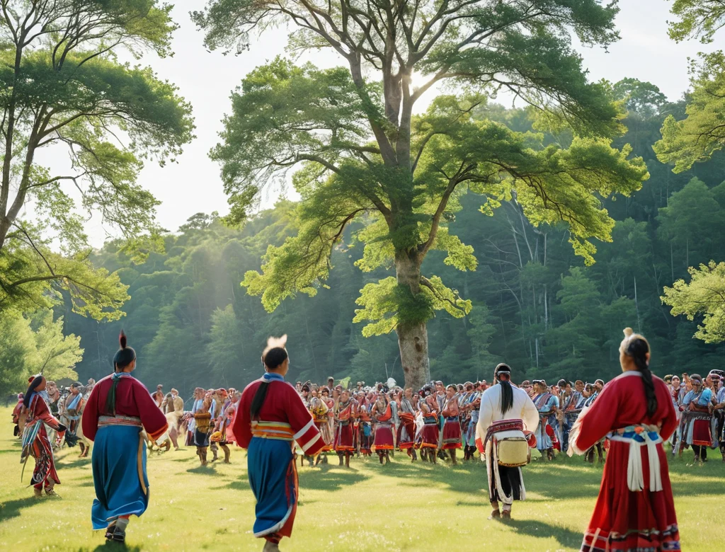 Eine offene Naturlandschaft bei Tageslicht — Beitragsbild zu „Powwow (Volksmagie)“