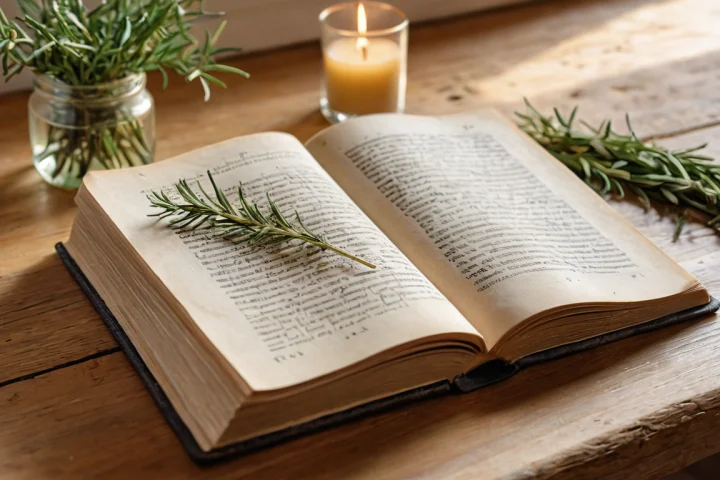 Ein aufgeschlagenes Buch mit leeren Seiten — Beitragsbild zu „Was ist ein Grimoire? Eine Einführung in die Tradition“