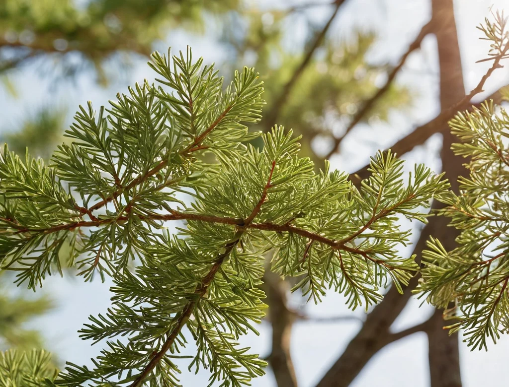 Frische grüne Kräuter im Garten bei Tageslicht — Beitragsbild zu „Zedernholz“